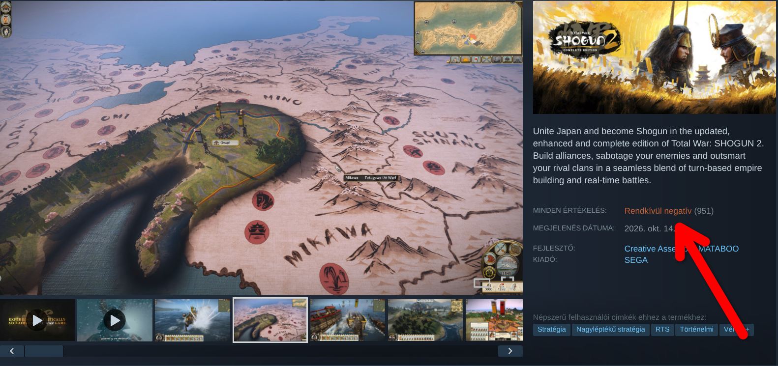 És akkor jött az e-mail, hogy kedvezménnyel megvehetem a felújított Total War játékot, de erre nem számítottam