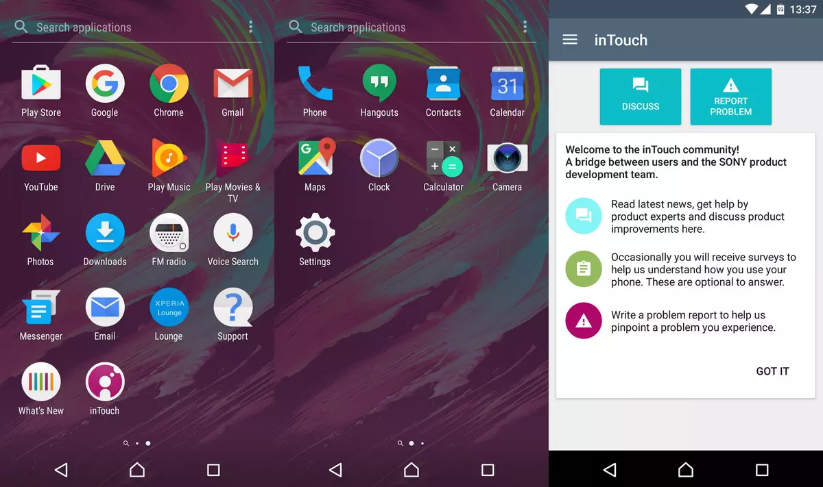 Így fest az Xperia X felületén az Android 7.0.