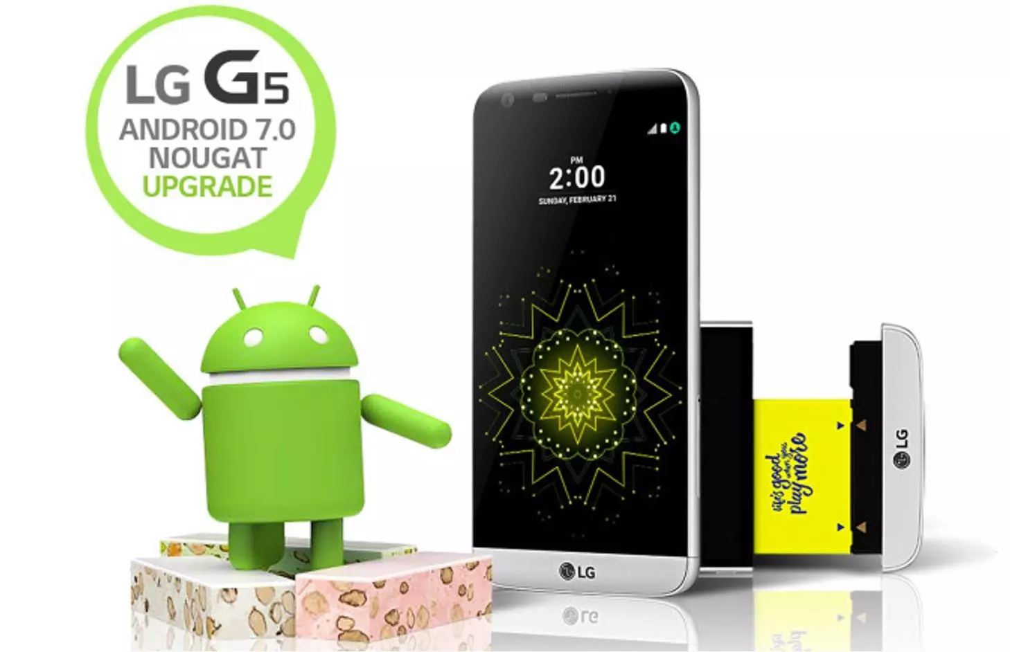 Android 7.0-ra frissült az LG G5