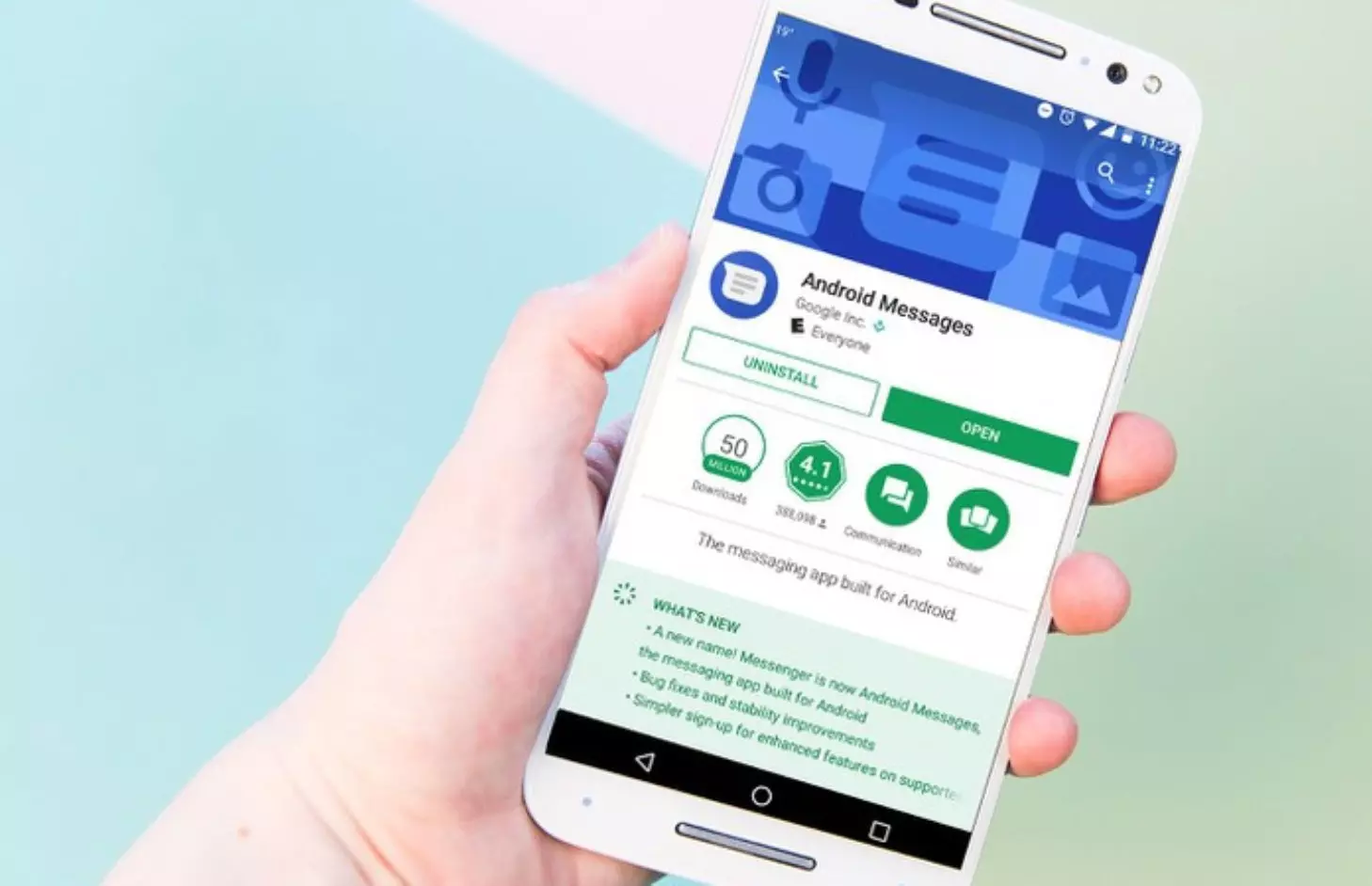 Google: Pénzküldés a Messagesben, matricák a Gboardban