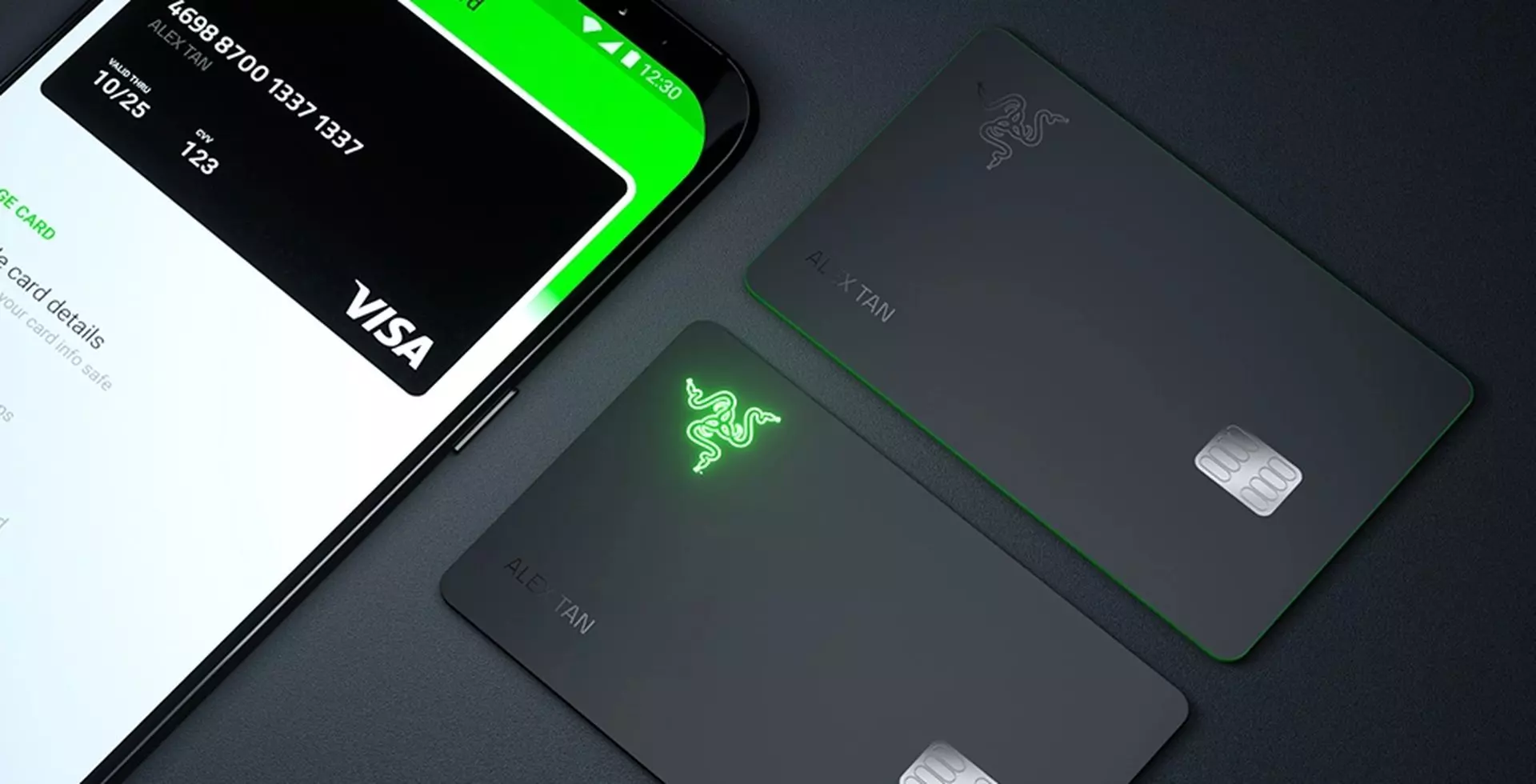 Az Apple után a Razer is saját bankkártyát ad ki, méghozzá világítással