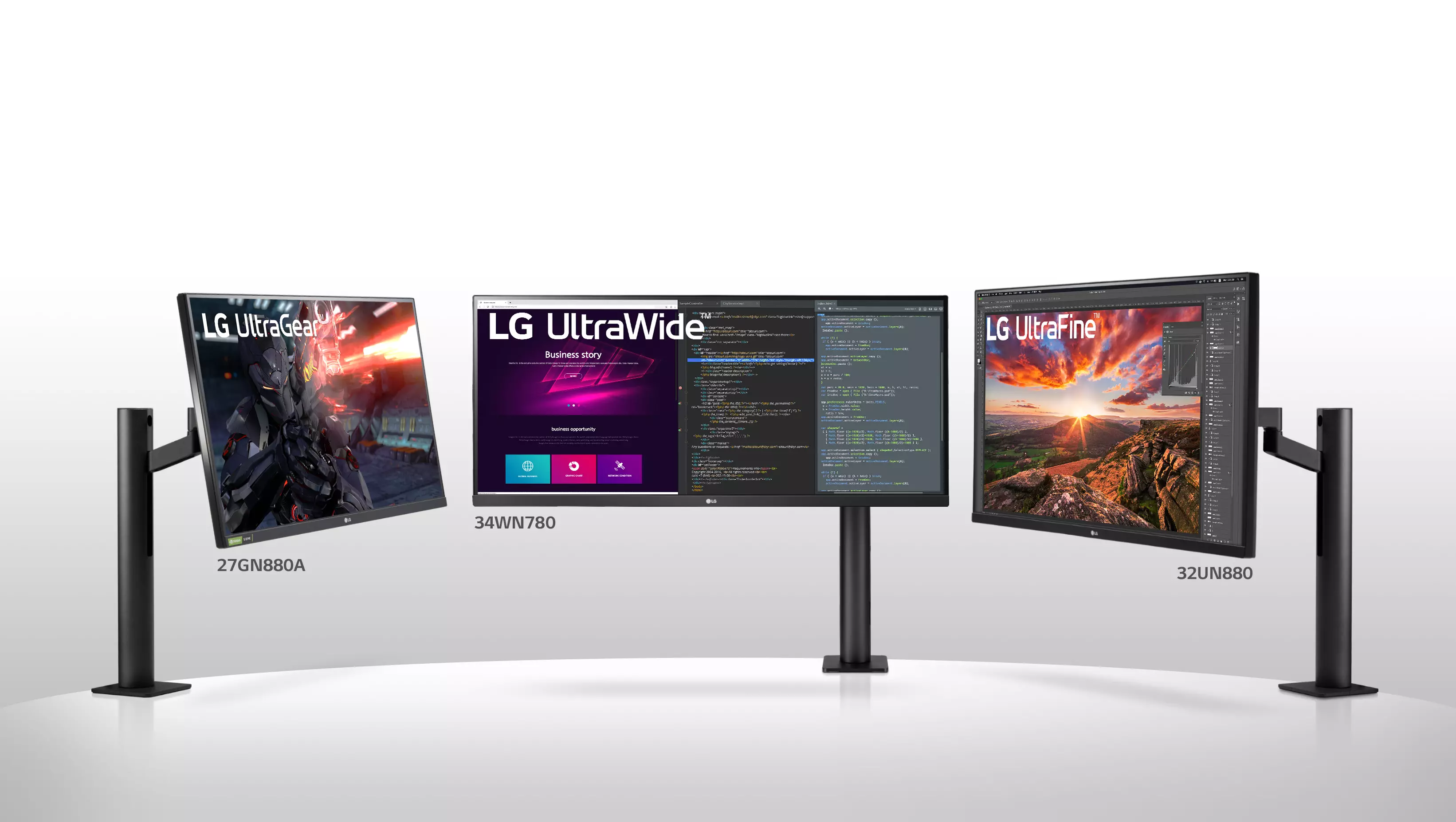 Ergonomikus LG monitorok munkaállomásokhoz (is)