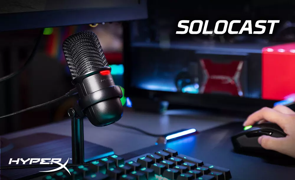 HyperX SoloCast: USB-s mikrofon streamereknek és tartalomkészítőknek