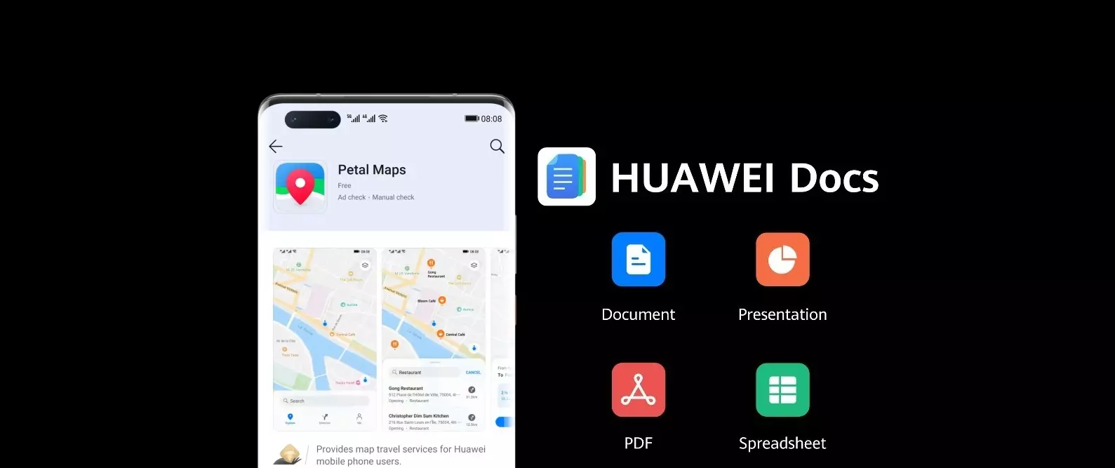 A Huawei már saját dokumentumkezelőt és új térképet is biztosít