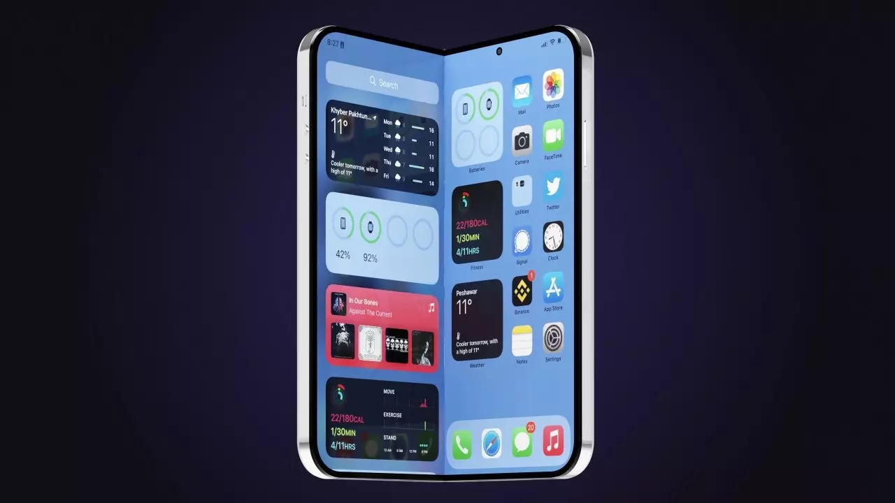 Az Apple E Ink technológiás hajtogatható eszközt tesztel