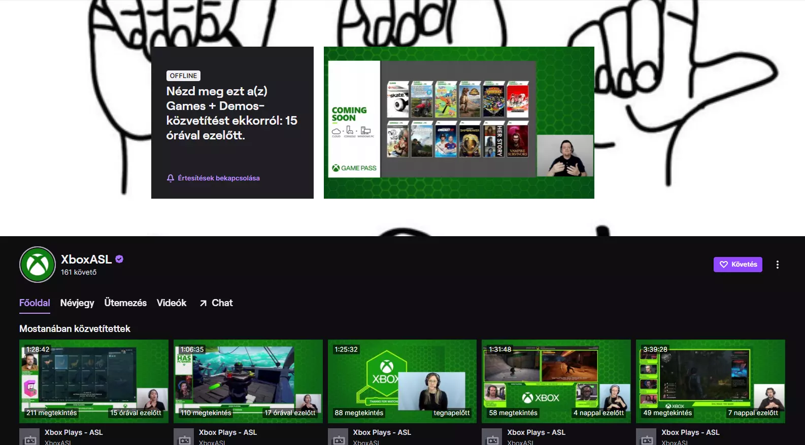 Xbox Asl ASL, vagyis jelnyelv Twitch csatornát indított az Xbox - iPon.hu