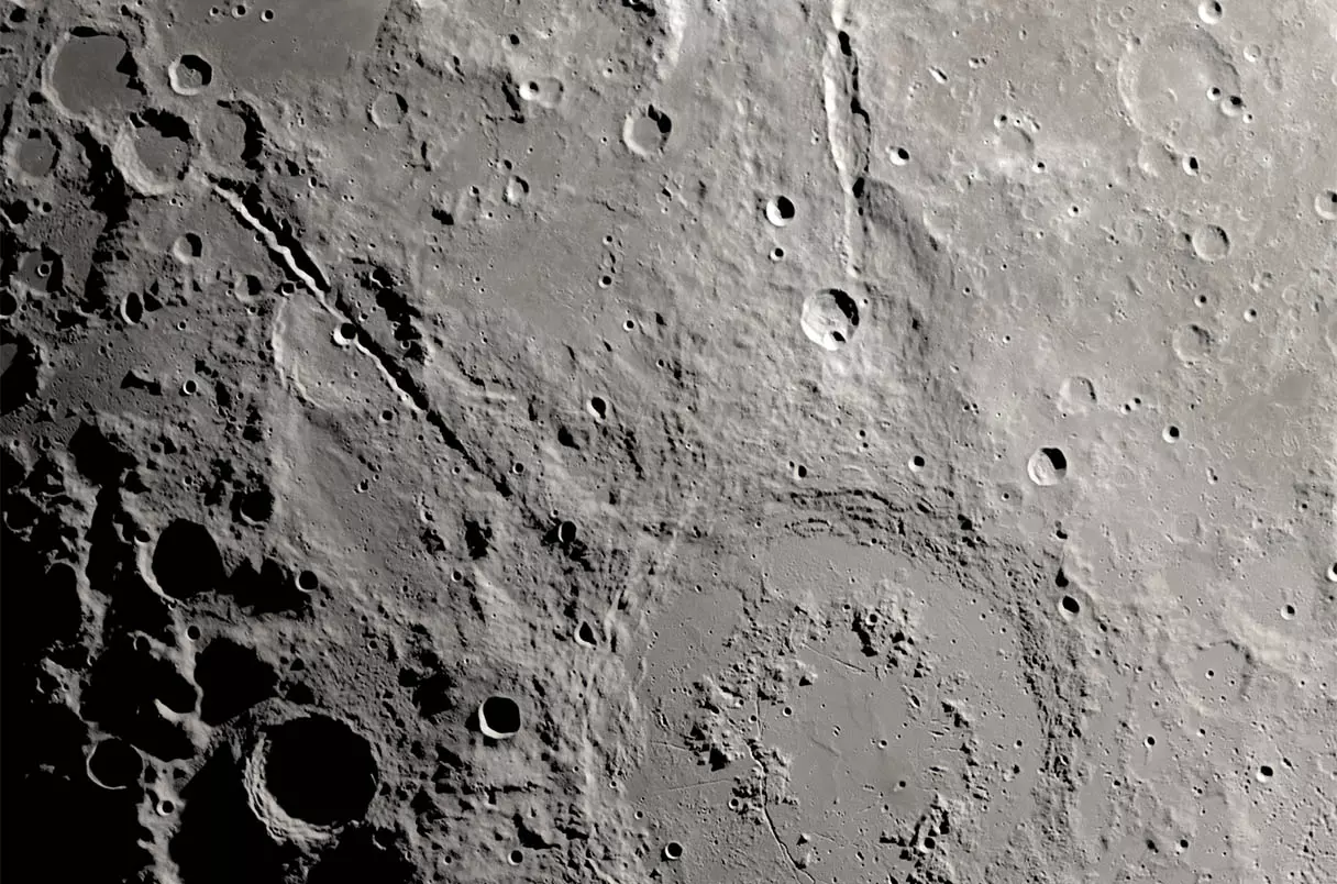 In minutes you can get huge valleys on the surface of the moon on an asteroid