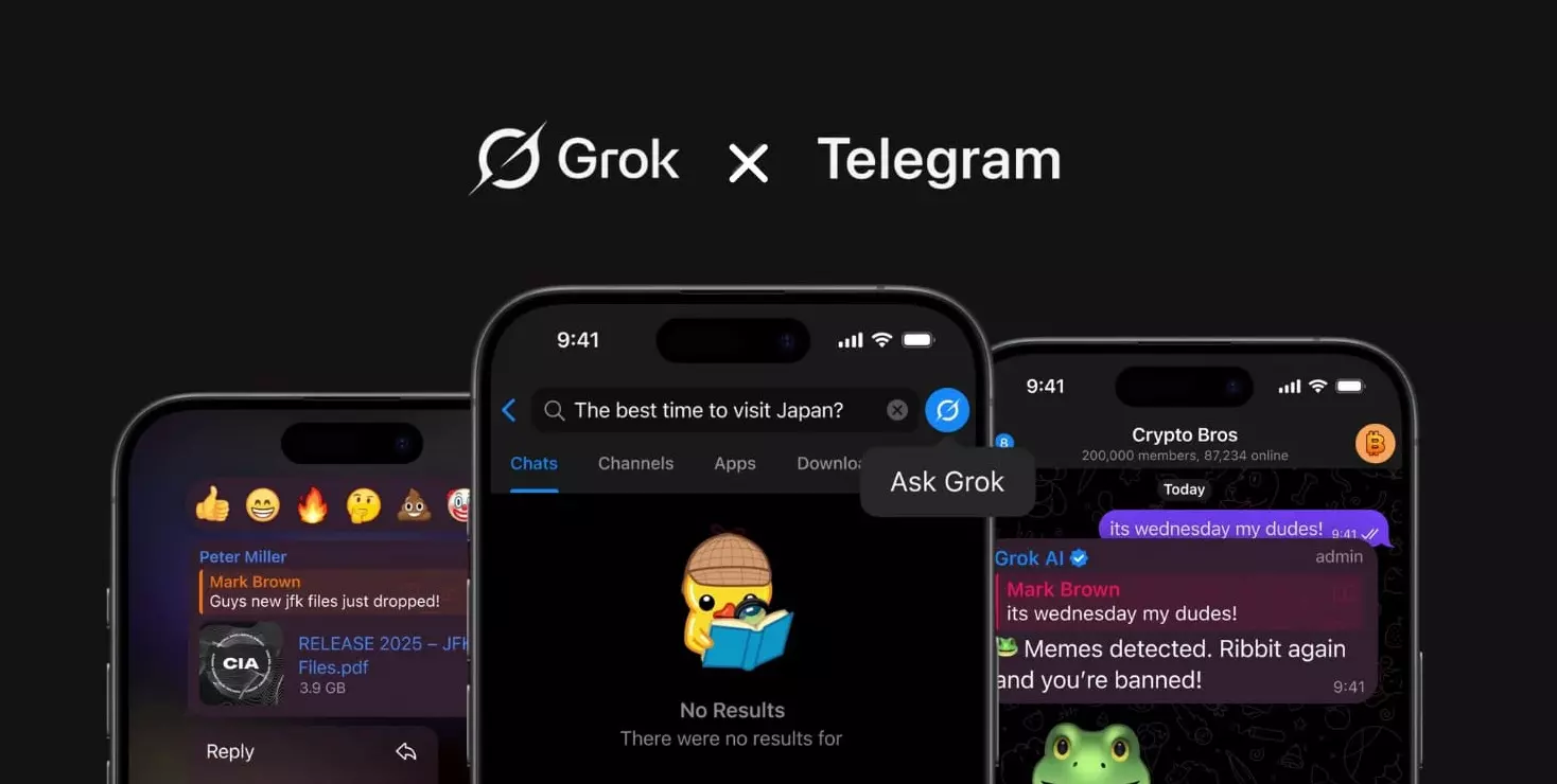 Különös üzleti megállapodással kerül bele a Grok a Telegramba