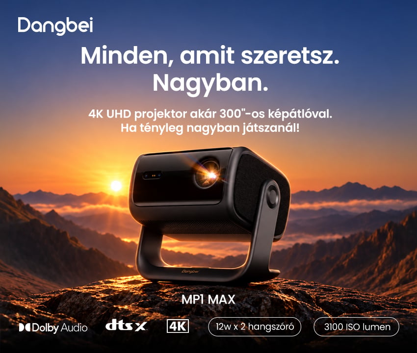 DANGBEI MP1 Max 4K projektor hegyi naplementében