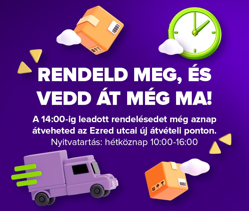 Rendeld meg, és vedd át még ma!