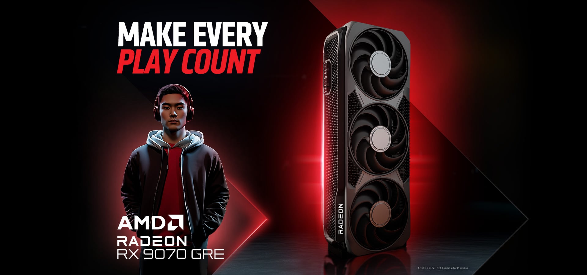 AMD Radeon™ RX 9070 GRE