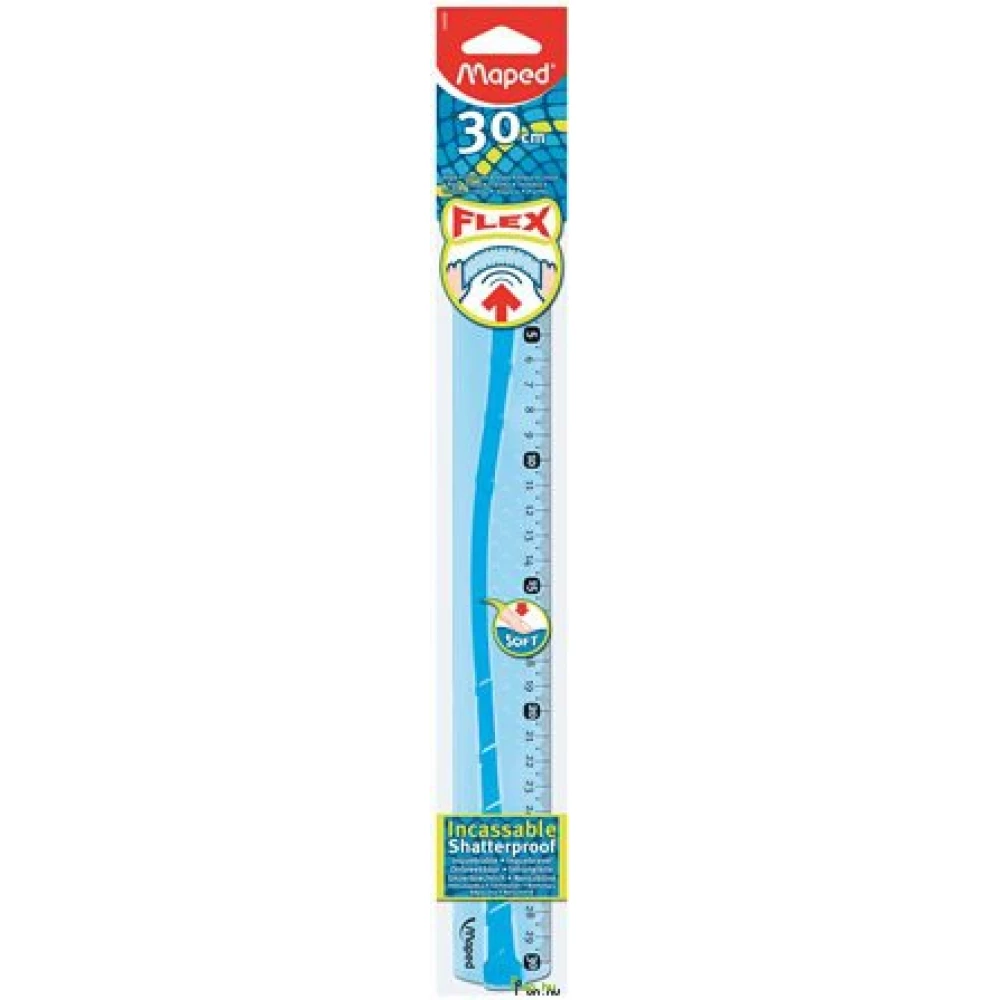 FLEX 30 cm plastic hajlítható ruler