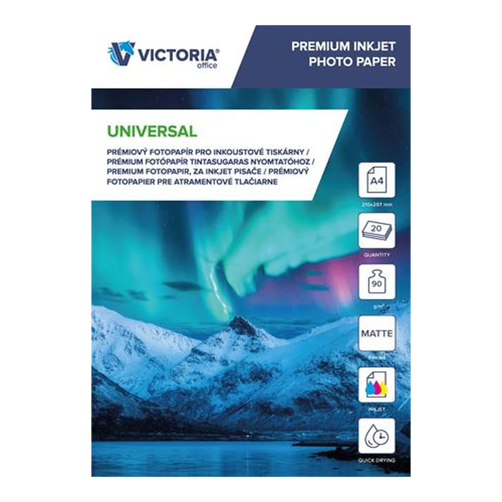 VICTORIA Universal matt photopaper A4 90gr