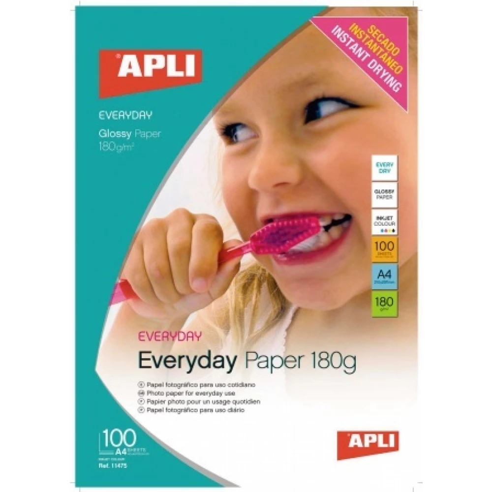 APLI ink jet bright paper mindennapi use A4 180 gr