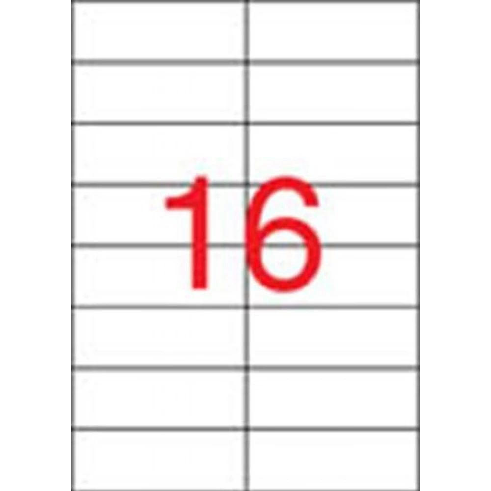 APLI 2 pályás Super Sticky label 105 x 37 mm 1600 etikett/csomag