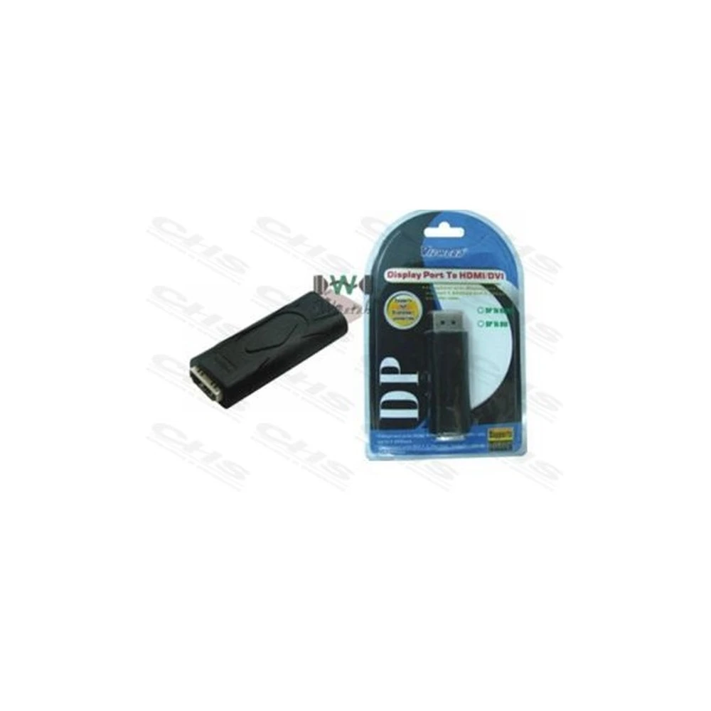 WIRETEK DisplayPort HDMI transformator Crno 5cm VE558