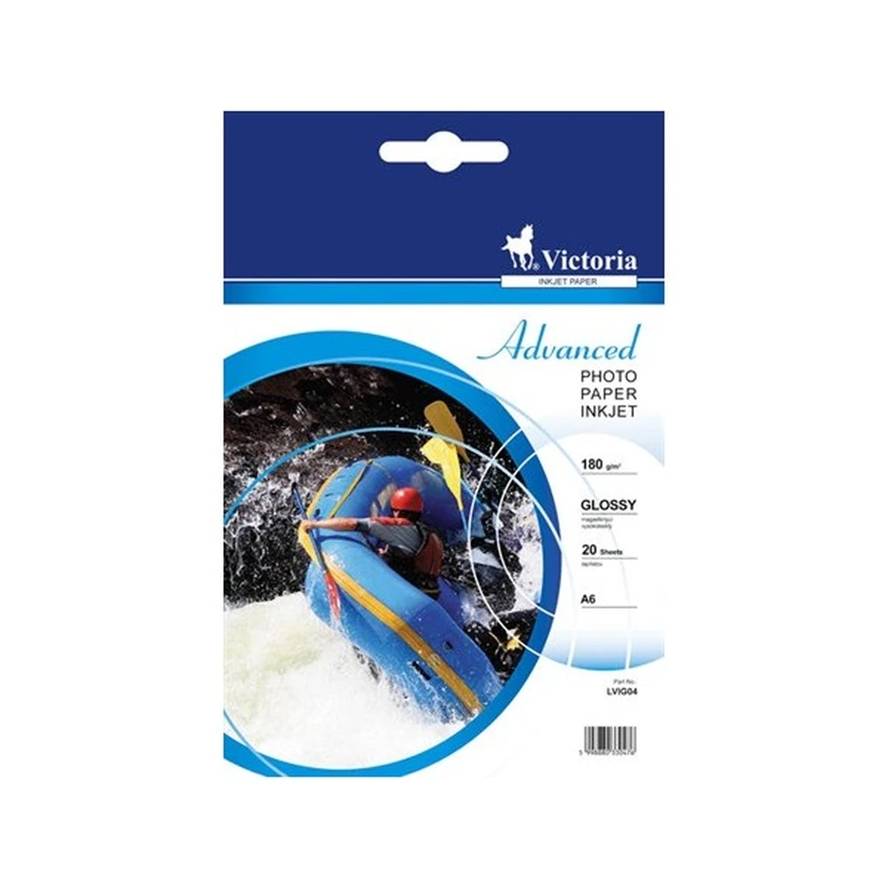 VICTORIA "Advanced" magasfényű photopaper A6 180gr (20 lap)