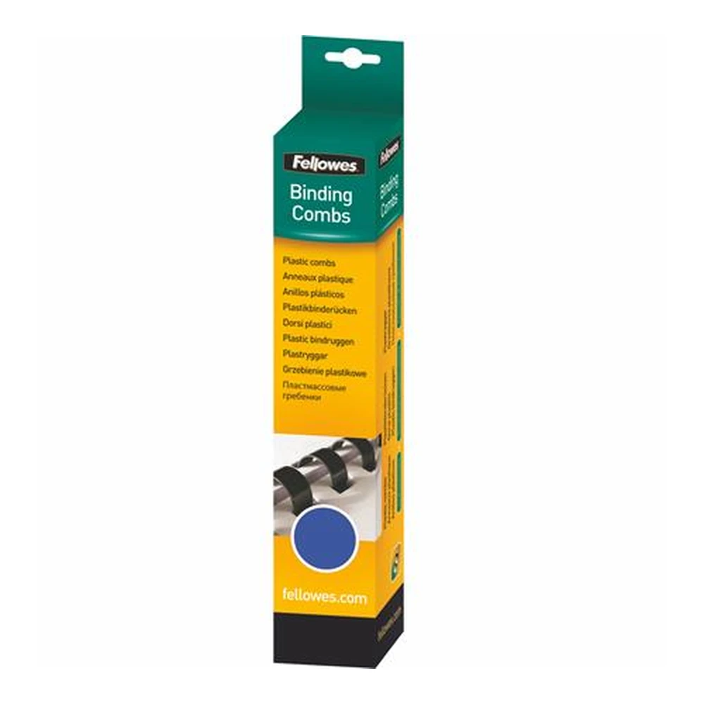 FELLOWES 8 mm műanyag spirál 21-40 lapig kék IFW53305