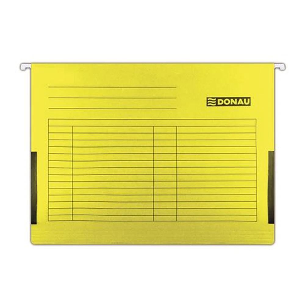 DONAU Függőmappa oldalvédelemmel yellow D7420S25