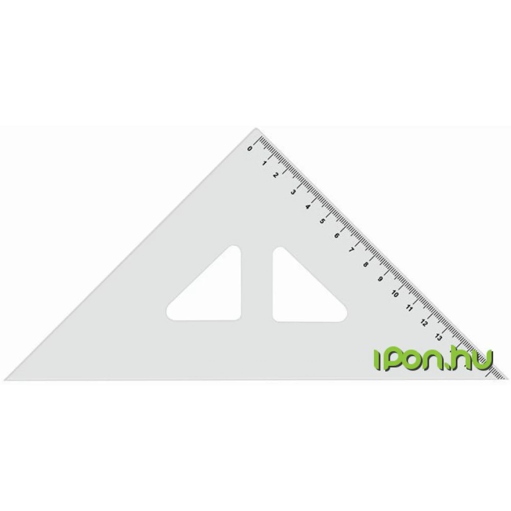 KOH 744150 45/177 h.vonalzó átlátszó TKOH7441501