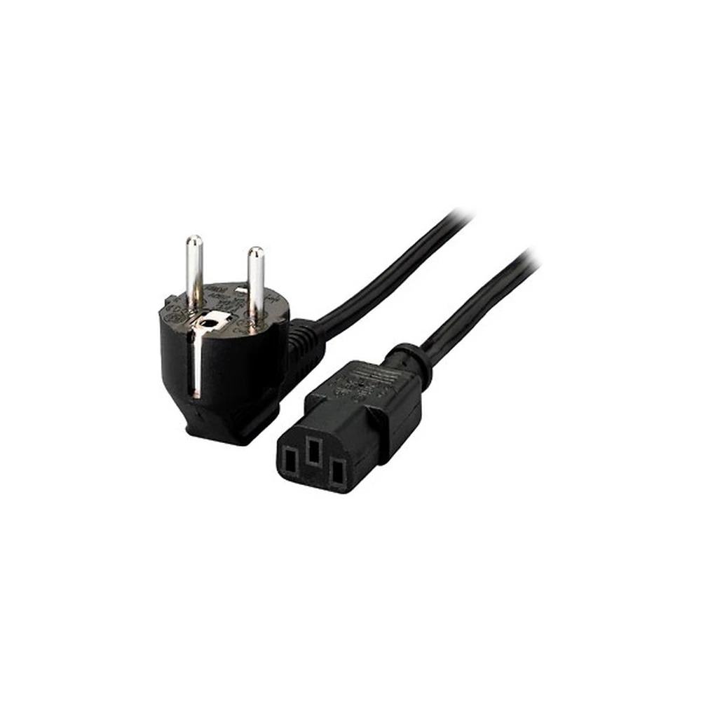 EQUIP 230V-os IDC Cablu de alimentare Negru 1.8m 112120