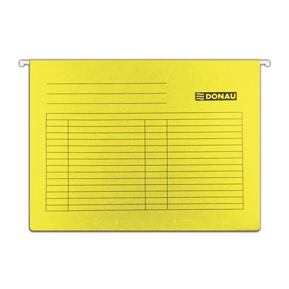 DONAU Függőmappa yellow D7410S25