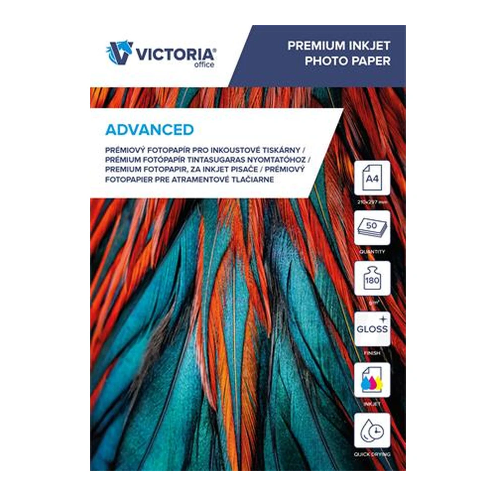 VICTORIA "Advanced" magasfényű photopaper A4 180gr