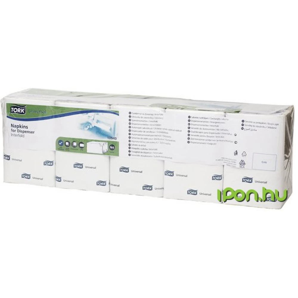 TORK Universal interfolded 1/4 hajtogatot adagolós szalvéta
