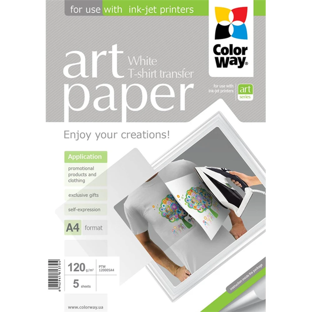 COLORWAY PTW120005A4 Matt photopaper A4 120g (5 lap)