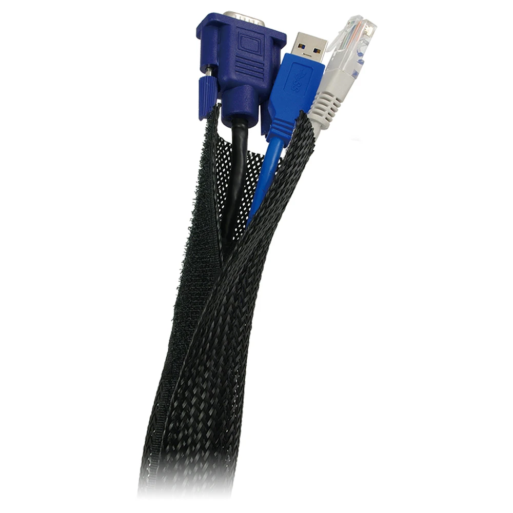 LOGILINK Cable organizer Black 1.8m KAB0006
