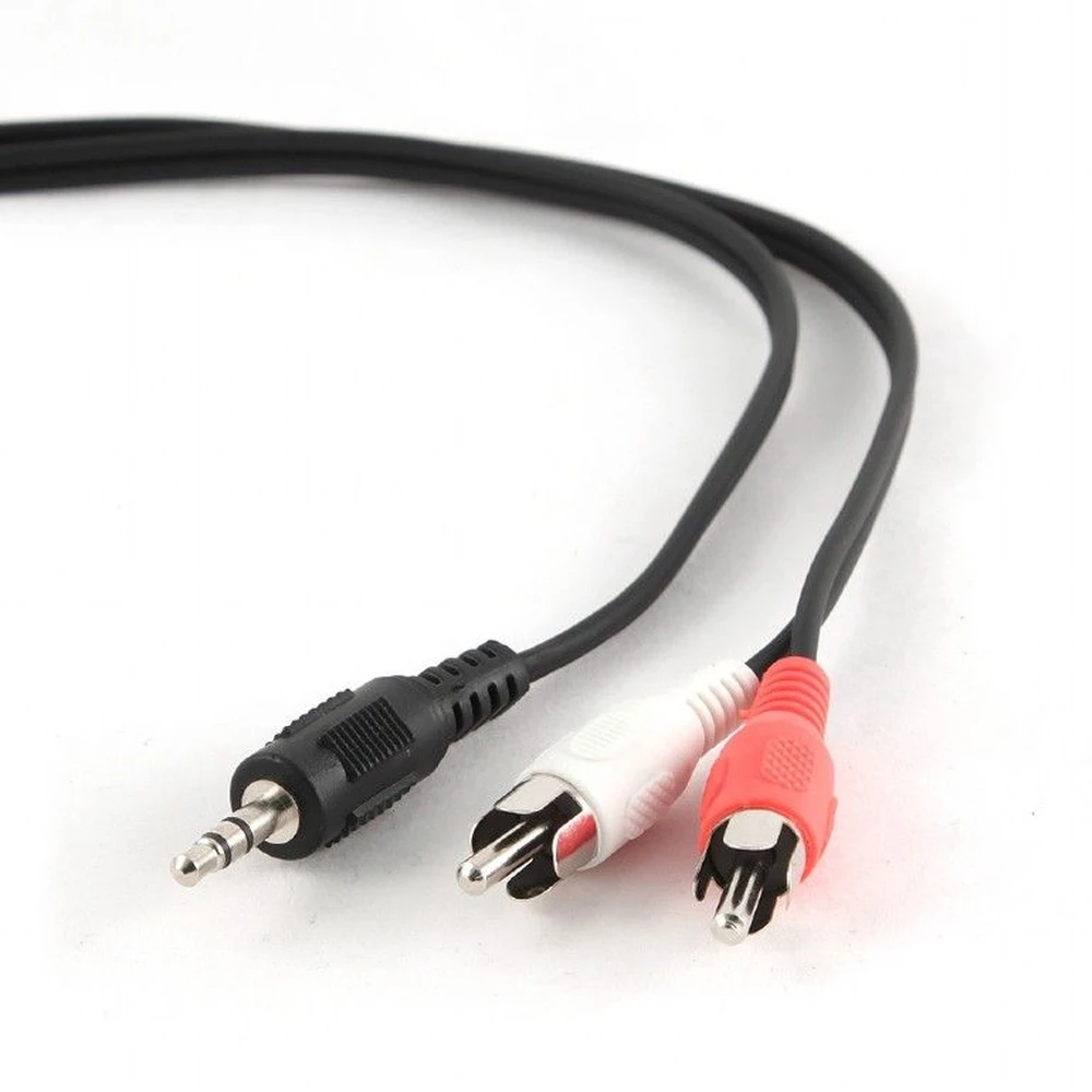 GEMBIRD Jack RCA Converter Black 2.5m CCA-458-2.5M