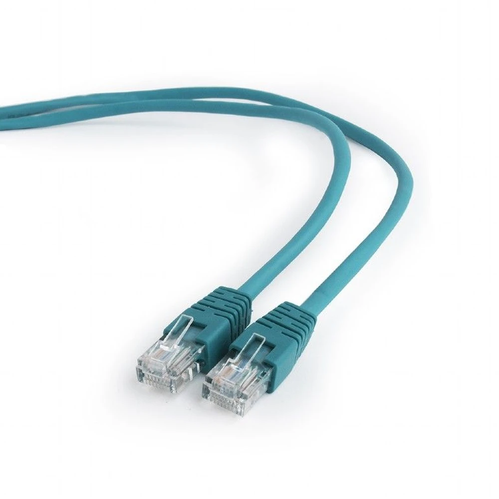 GEMBIRD UTP CAT5E Conector verde 50cm PP12-0.5M/G