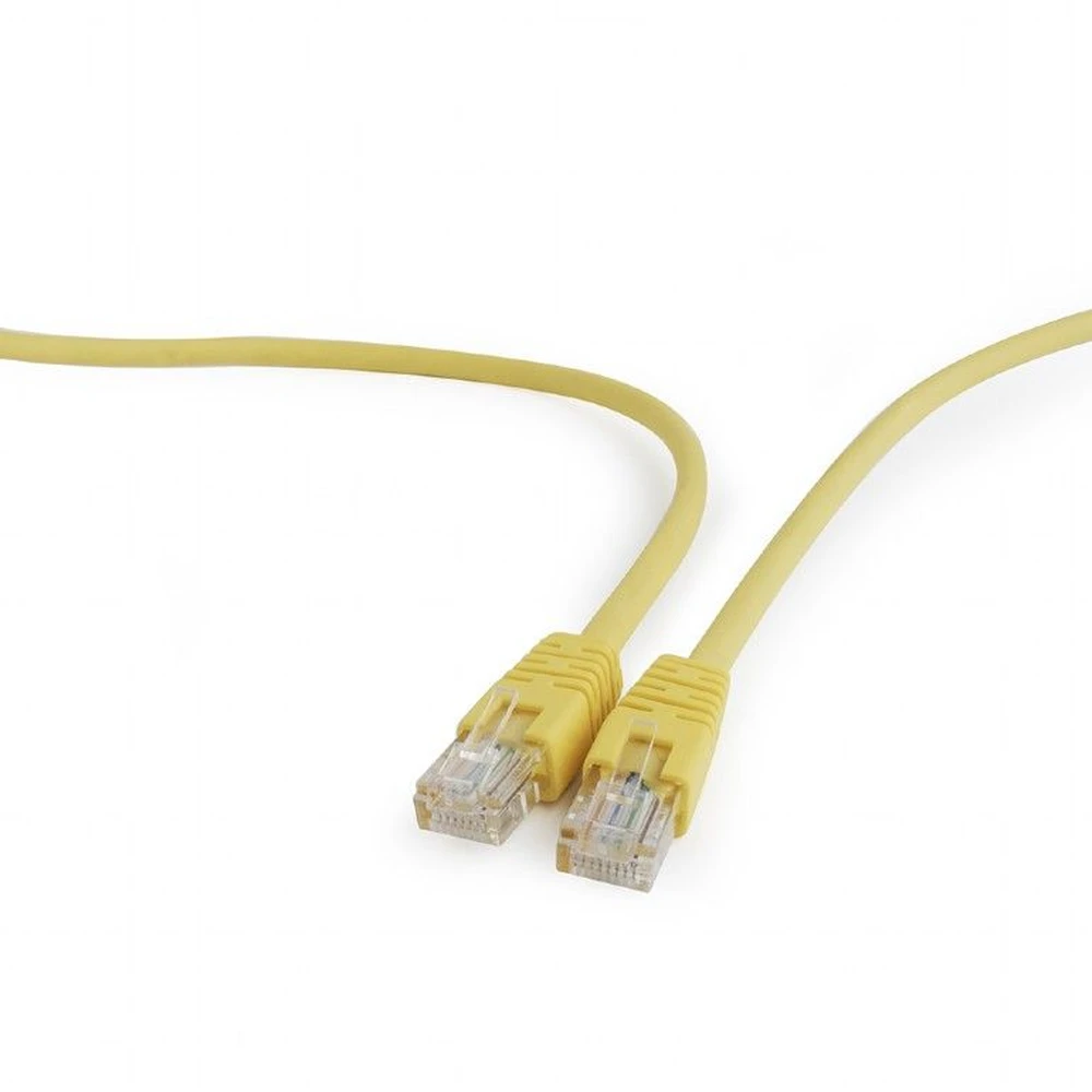 GEMBIRD UTP CAT5E Connector Yellow 50cm PP12-0.5M/Y