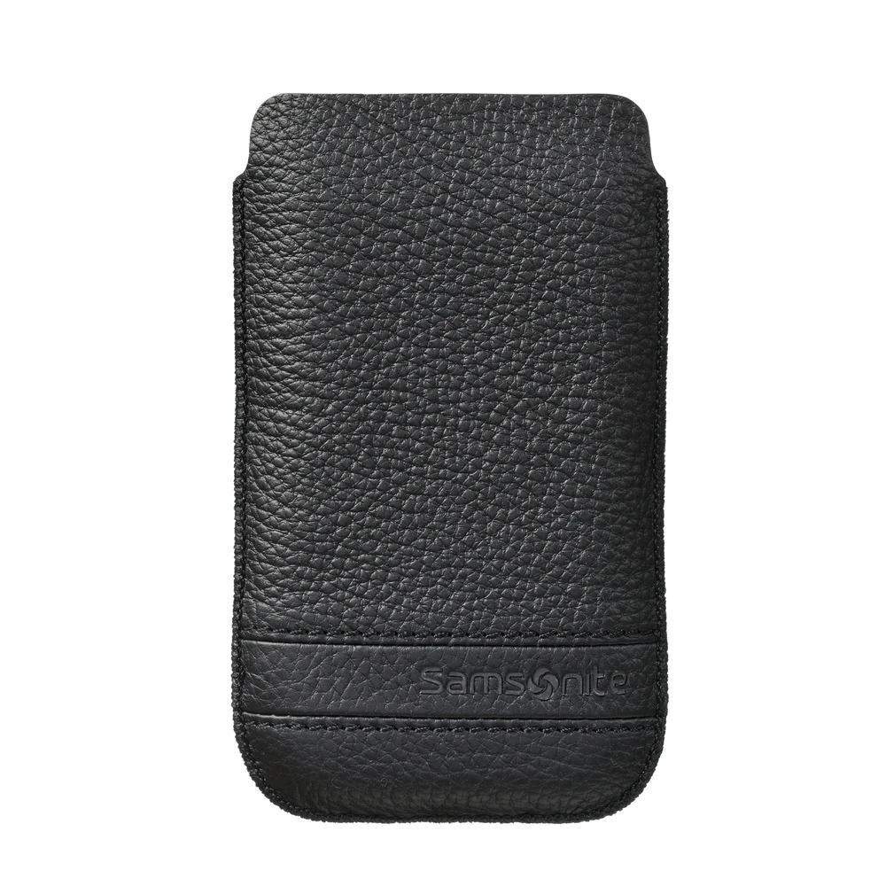 SAMSONITE Slim Classic Leather Classic Sleeve L schwarz