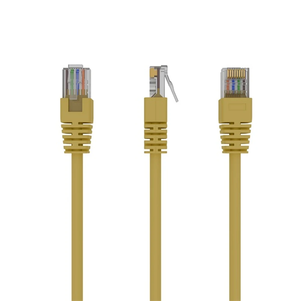 GEMBIRD UTP CAT5E Connector Yellow 1.5m PP12-1.5M/Y