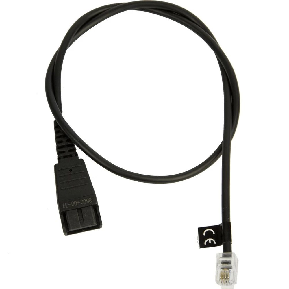 JABRA Quick Disconnect RJ-10 Átalakító Fekete 50cm 8800-00-37