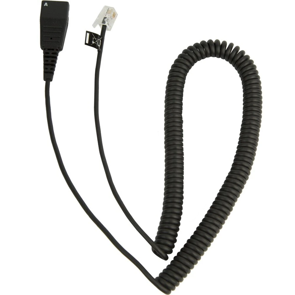 JABRA Quick Disconnect RJ-10 Átalakító Fekete 2m 8800-01-37