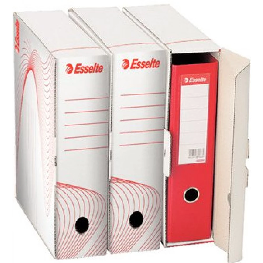 ESSELTE archive box iratrendezőnek 97 mm recycled karton Standard white