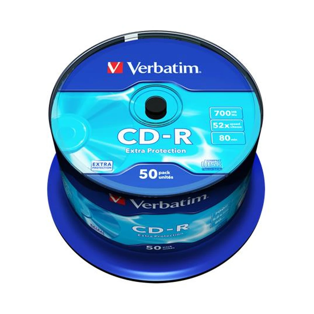 VERBATIM CD-R 52x 50pcs cylindrical