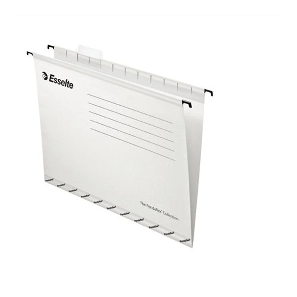 ESSELTE Függőmappa recycled karton A4 Pendaflex Standard white
