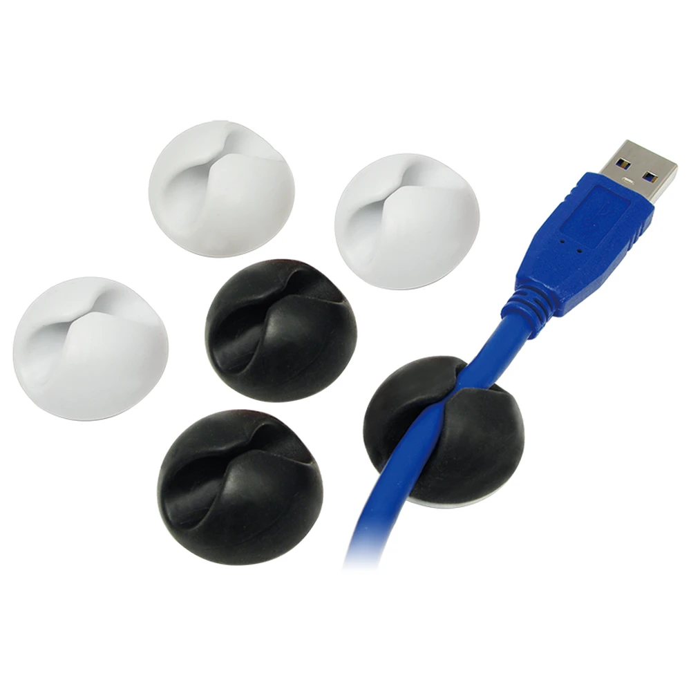 LOGILINK Cable organizer Black-White 3cm KAB0009