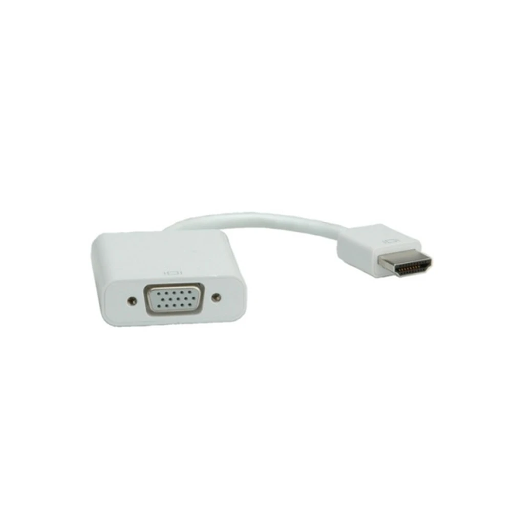 ROLINE HDMI VGA/D-Sub Transformator Weiß 15cm 12.03.3114
