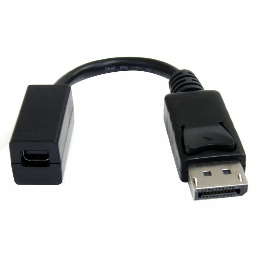 STARTECH DisplayPort Mini DisplayPort Converter Black 15cm DP2MDPMF6IN