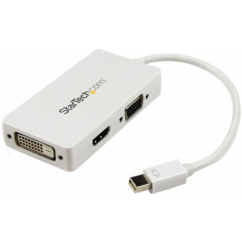 STARTECH Mini DisplayPort VGA/D-Sub + HDMI Átalakító Fehér 27cm MDP2VGDVHDW