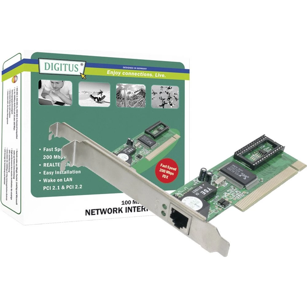DIGITUS Fast Ethernet PCI network card - iPon.hu