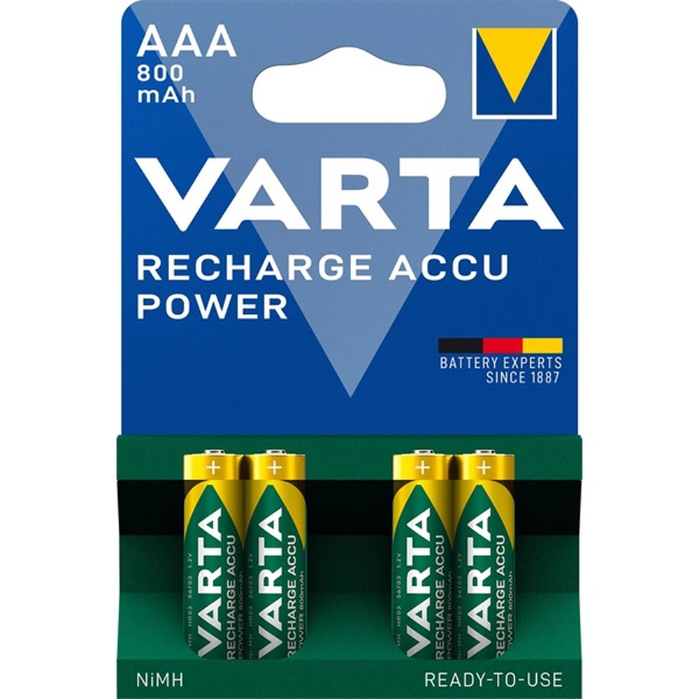 VARTA LongLife mikro Stift akku (AAA) 800mAh 4pcs