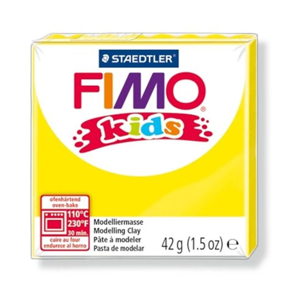 FIMO plastilină 42 g arde-out Kids galben