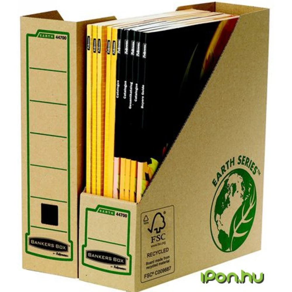 FELLOWES Iratpapucs karton 80 mm BANKERS BOX EARTH SERIES by FELLOWES