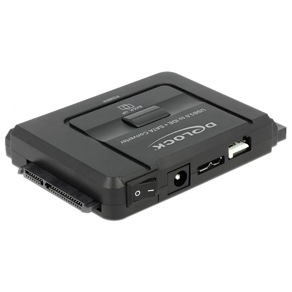 DELOCK USB PATA/IDE and SATA Converter Black 10cm 61486