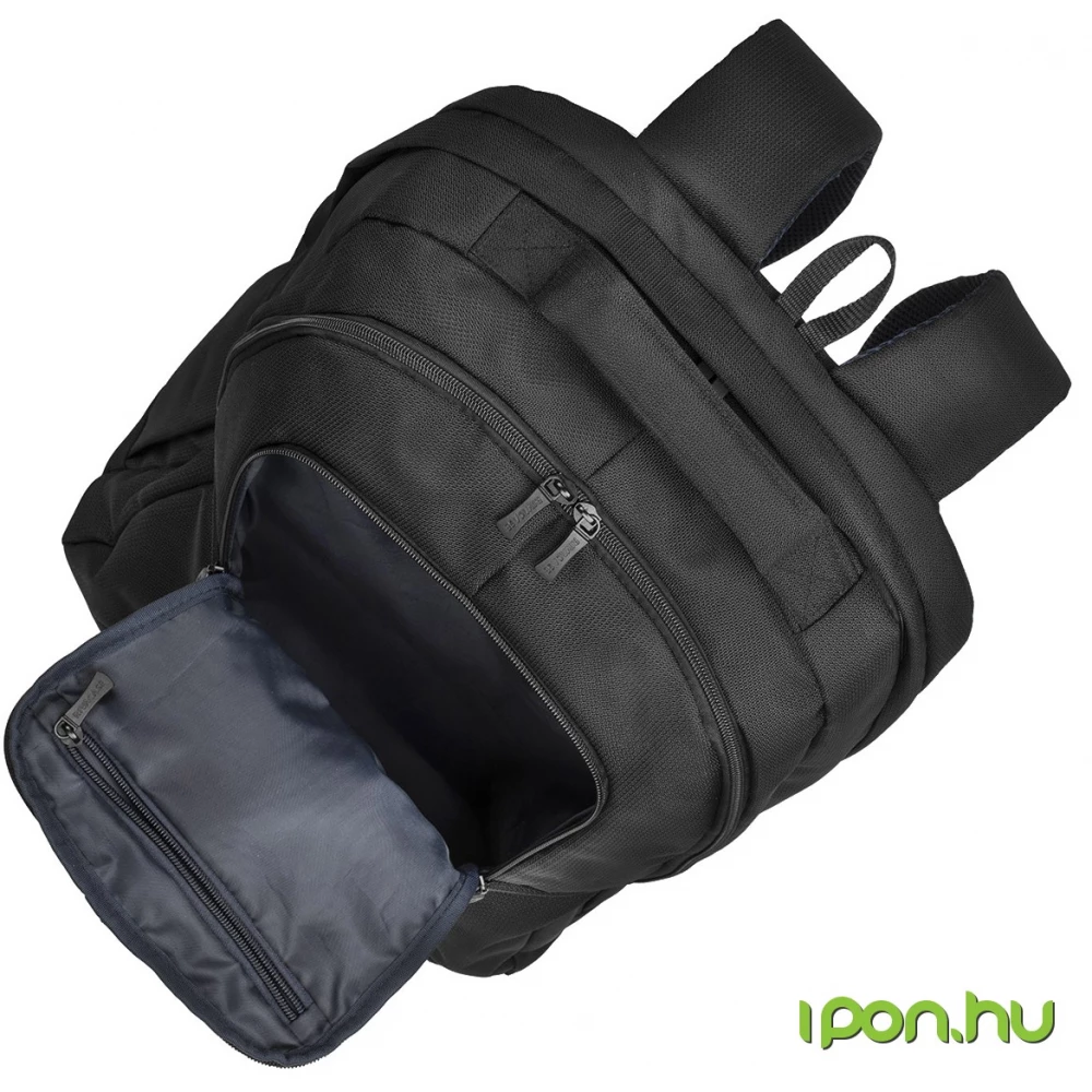 black bulker laptop backpack black Bullstrap Leather Rugged woven canvas interior RIVACASE 8460 bulker Laptop Backpack